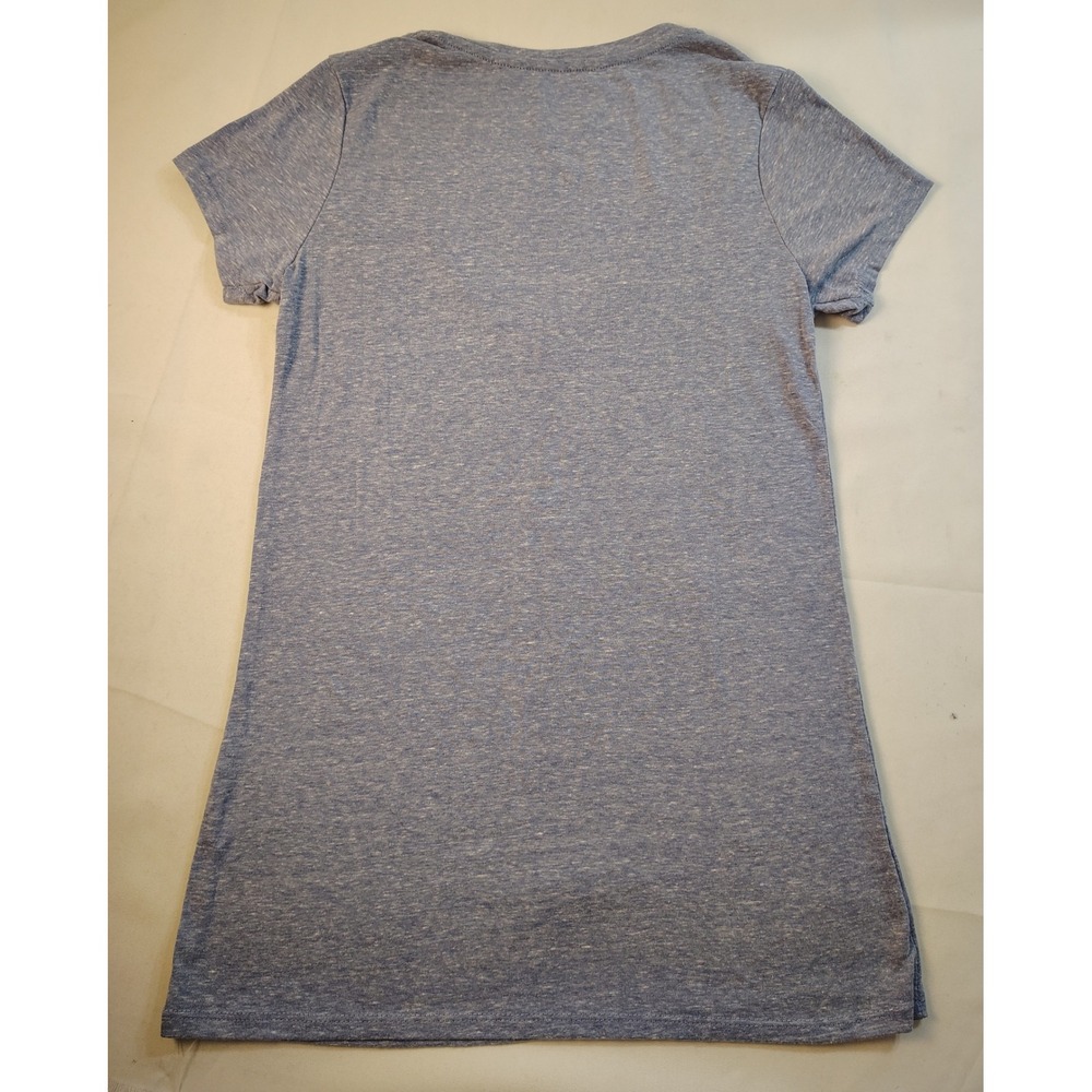 Fifth Sun Bahamas Graphic Tee Shirt Womens Medium Blue VNeck Tropical Sailboat - Picture 3 of 6